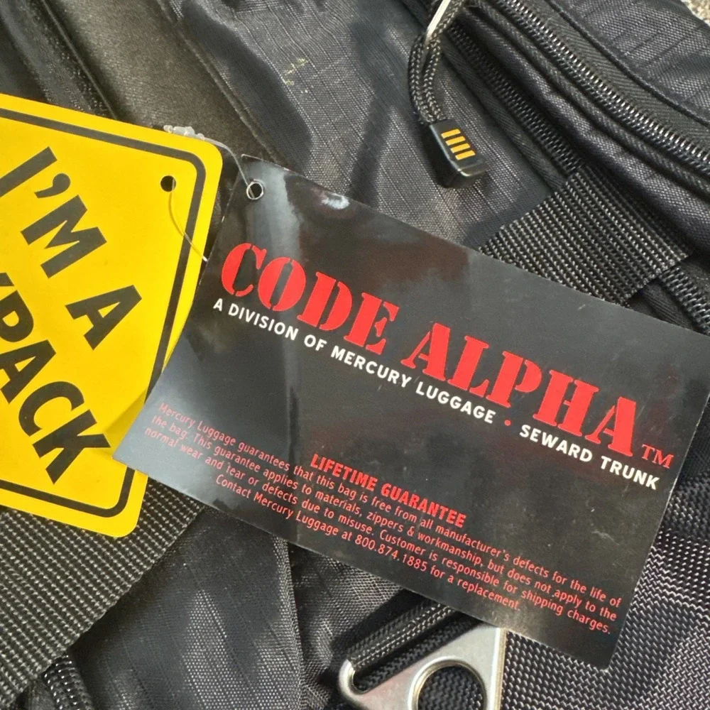 Code Alpha Large Military Fast Back Duffle Backpack New